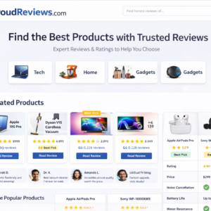 Home proudreviews.com website image screenshot